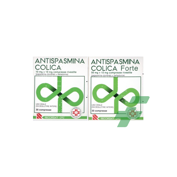 ANTISPASMINA COLICA COMPRESSE RIVESTITE - FORTE 50 MG + 10 MG COMPRESSE RIVESTITE 30 COMPRESSE