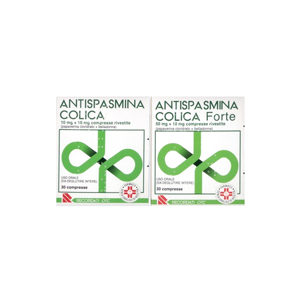 ANTISPASMINA COLICA COMPRESSE RIVESTITE - FORTE 50 MG + 10 MG COMPRESSE RIVESTITE 30 COMPRESSE