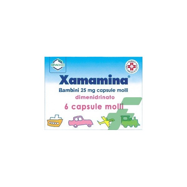 XAMAMINA BAMBINI 25 MG  6 CAPSULE MOLLI