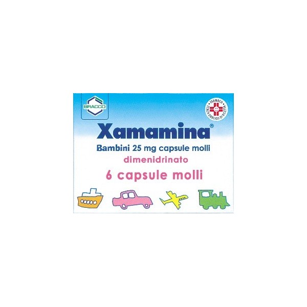 XAMAMINA BAMBINI 25 MG  6 CAPSULE MOLLI