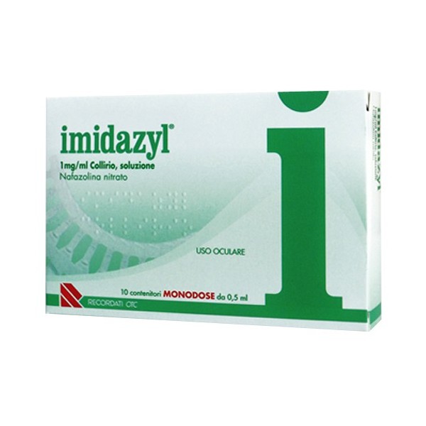 IMIDAZYL 1 MG/ML COLLIRIO, SOLUZIONE -  1 MG/ML COLLIRIO SOLUZIONE 10 CONTENITORI MONODOSE 0,5 ML