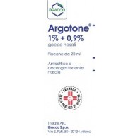 ARGOTONE 1% +0,9% GOCCE NASALI, SOLUZIONE FLACONE DA 20 ML -  1% + 0,9% GOCCE NASALI 1 FLACONE DA 20 ML