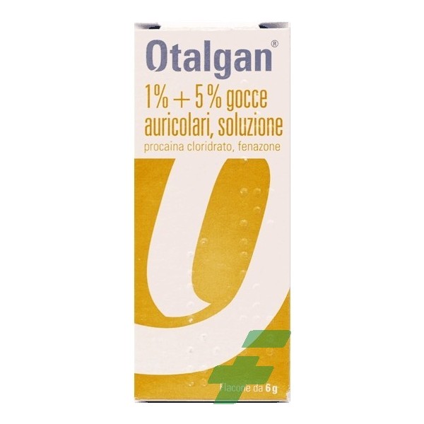 OTALGAN BERNA -  1% + 5% GOCCE AURICOLARI, SOLUZIONE FLACONE DA 6G