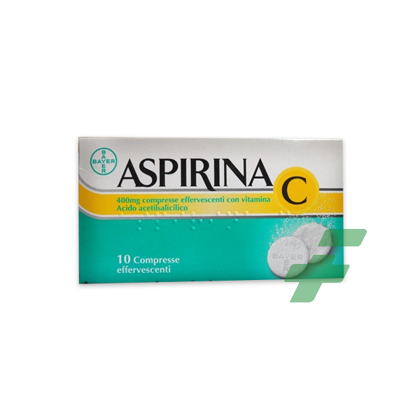 ASPIRINA 500 MG COMPRESSE -  400 MG COMPRESSE EFFERVESCENTI CON VITAMINA C 10 COMPRESSE