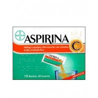 ASPIRINA 400 MG GRANULATO EFFERVESCENTE CON VITAMINA C -  400 MG GRANULATO EFFERVESCENTE CON VITAMINA C 10 BUSTINE 10 G