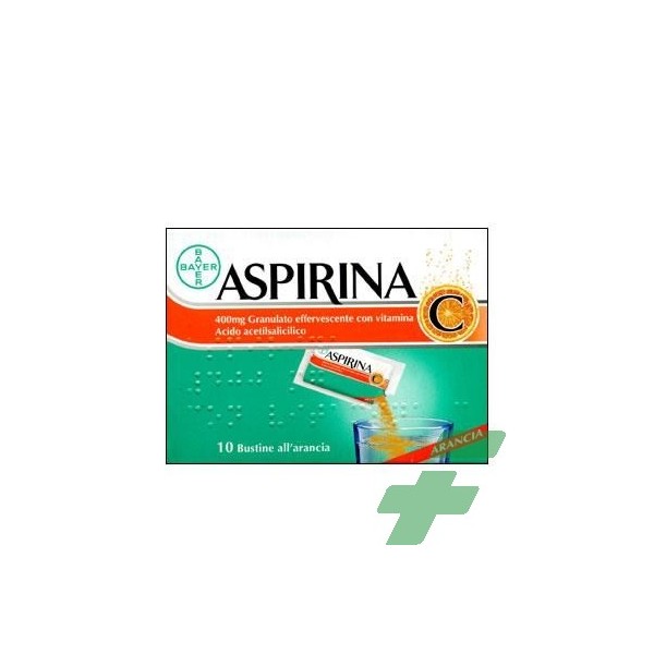 ASPIRINA 400 MG GRANULATO EFFERVESCENTE CON VITAMINA C -  400 MG GRANULATO EFFERVESCENTE CON VITAMINA C 10 BUSTINE 10 G