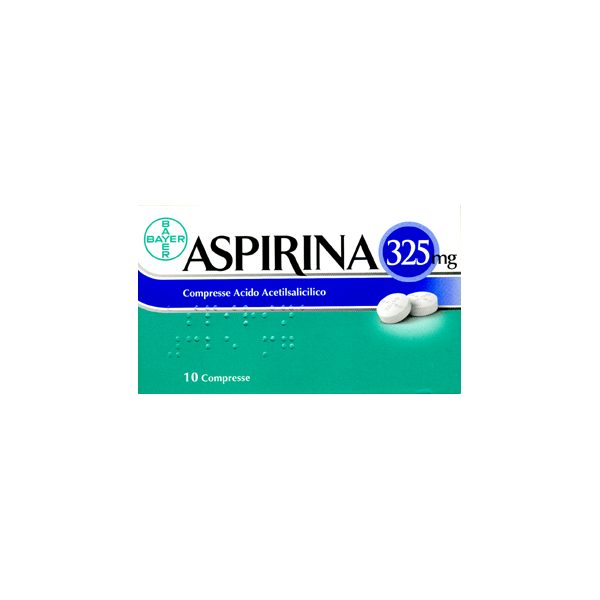 ASPIRINA 325 MG COMPRESSE -  325 COMPRESSE 10 COMPRESSE