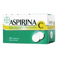 ASPIRINA 500 MG COMPRESSE -  400 MG COMPRESSE EFFERVESCENTI CON VITAMINA C 20 COMPRESSE