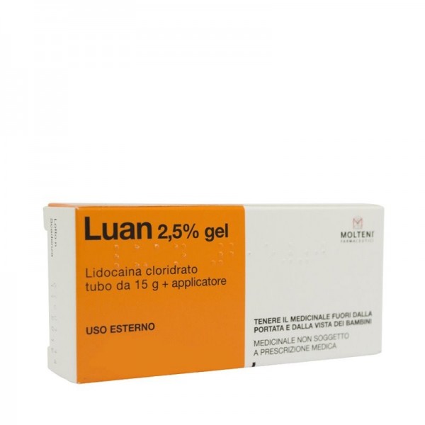 LUAN GEL -  2,5 % GEL TUBO DA 15 G