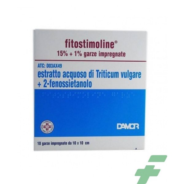 FITOSTIMOLINE CREMA – GARZE IMPREGNATE -  15% GARZE IMPREGNATE 10 GARZE