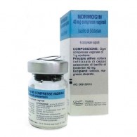 NORMOGIN – 40 MG COMPRESSE VAGINALI -  40 MG COMPRESSE VAGINALI 6 COMPRESSE VAGINALI