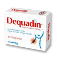 DEQUADIN -  0,25 MG COMPRESSE 20 COMPRESSE