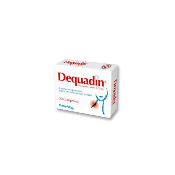 DEQUADIN -  0,25 MG COMPRESSE 20 COMPRESSE