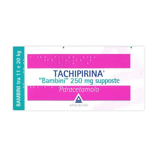 TACHIPIRINA - BAMBINI 250 MG SUPPOSTE 10 SUPPOSTE