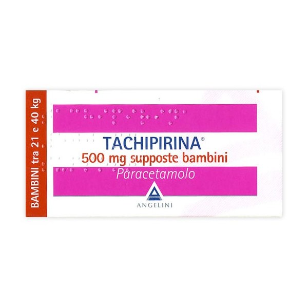 TACHIPIRINA - BAMBINI 500 MG SUPPOSTE 10 SUPPOSTE