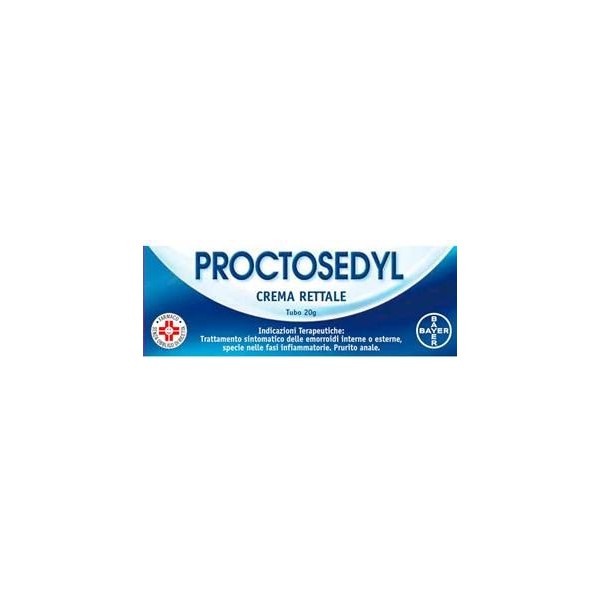 PROCTOSEDYL CREMA RETTALE – SUPPOSTE - CREMA RETTALE TUBO 20 G