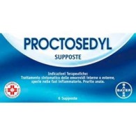 PROCTOSEDYL CREMA RETTALE – SUPPOSTE - SUPPOSTE 6 SUPPOSTE