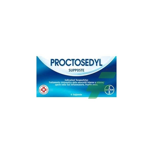 PROCTOSEDYL CREMA RETTALE – SUPPOSTE - SUPPOSTE 6 SUPPOSTE