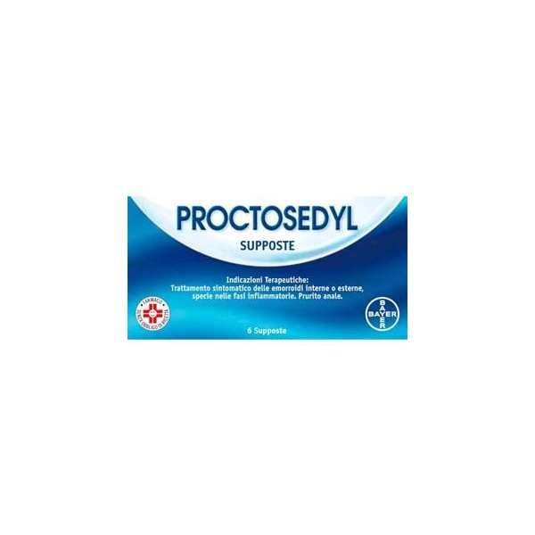 PROCTOSEDYL CREMA RETTALE – SUPPOSTE - SUPPOSTE 6 SUPPOSTE