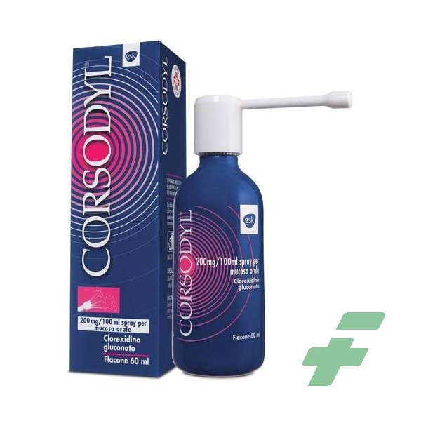 CORSODYL -  200 MG/100 ML SPRAY PER MUCOSA ORALE FLACONE 60 ML