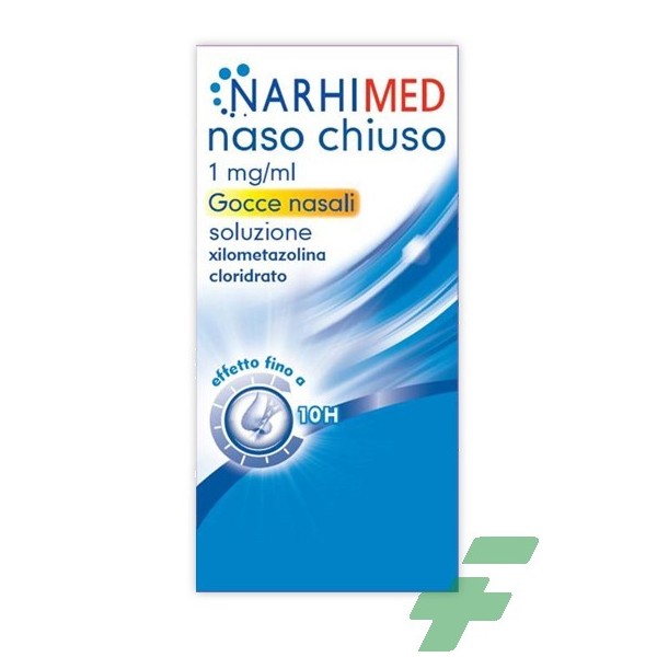 NARHIMED NASO CHIUSO -  1 MG/ML GOCCE NASALI SOLUZIONE ADULTI 1 FLACONE DA 10 ML