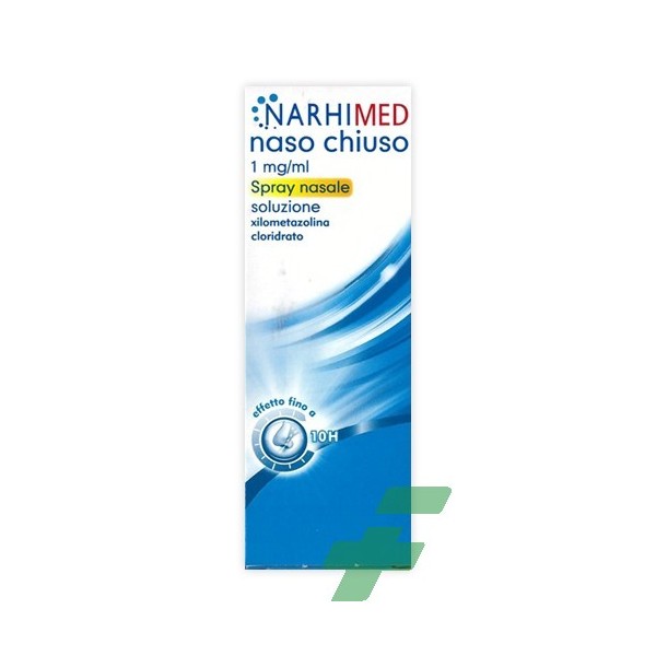 NARHIMED NASO CHIUSO -  1 MG/ML SPRAY NASALE SOLUZIONE ADULTI 1 FLACONE NEBULIZZATORE DA 10 ML