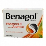 BENAGOL PASTIGLIE - PASTIGLIE CON VITAMINA C GUSTO ARANCIA 36 PASTIGLIE