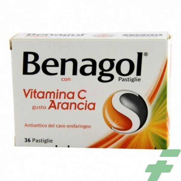 BENAGOL PASTIGLIE - PASTIGLIE CON VITAMINA C GUSTO ARANCIA 36 PASTIGLIE