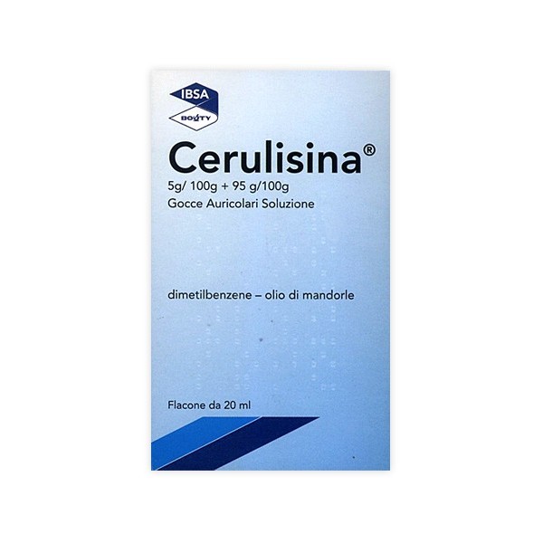 CERULISINA 4,6G /100 ML + 87 G/100 ML GOCCE AURICOLARI SOLUZIONE - 4,6 G / 100 ML + 87 G / 100 ML GOCCE AURICOLARI SOLUZIONE...