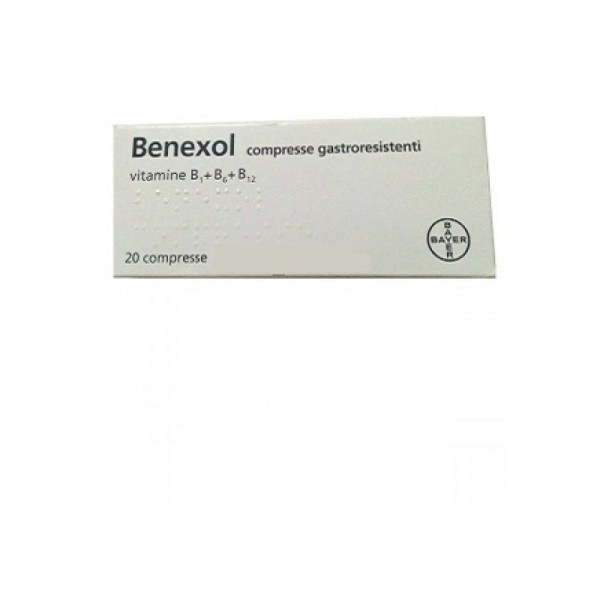 BENEXOL - COMPRESSE GASTRORESISTENTI, 20 COMPRESSE IN FLACONE HDPE