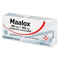 MAALOX SOSPENSIONE ORALE/ COMPRESSE MASTICABILI - 400 MG + 400 MG COMPRESSE MASTICABILI 40 COMPRESSE