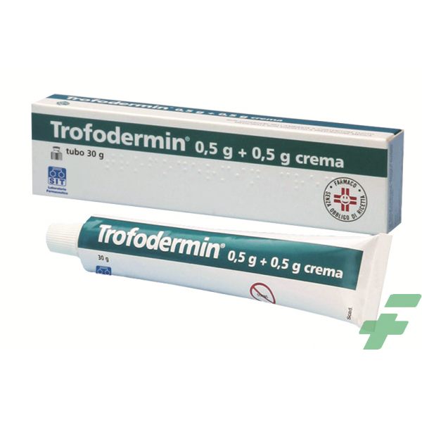 TROFODERMIN -  0,5 G + 0,5 G CREMA TUBO 30 G