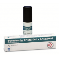 TROFODERMIN -  5% + 5% SPRAY CUTANEO, SOSPENSIONE FLACONE  30 ML