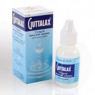 GUTTALAX 7,5 MG/ML GOCCE ORALI, SOLUZIONE -  7,5 MG/ML GOCCE, SOLUZIONE ORALE FLACONE DA 15 ML