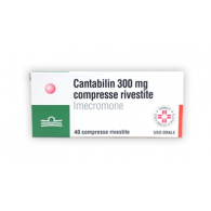 CANTABILIN 30 MG COMPRESSE RIVESTITE -  300 MG COMPRESSE RIVESTITE 40 COMPRESSE