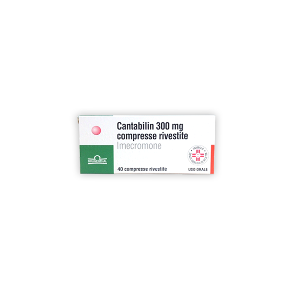 CANTABILIN 30 MG COMPRESSE RIVESTITE -  300 MG COMPRESSE RIVESTITE 40 COMPRESSE