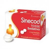 SINECOD TOSSE SEDATIVO -  5 MG PASTIGLIE 18 PASTIGLIE