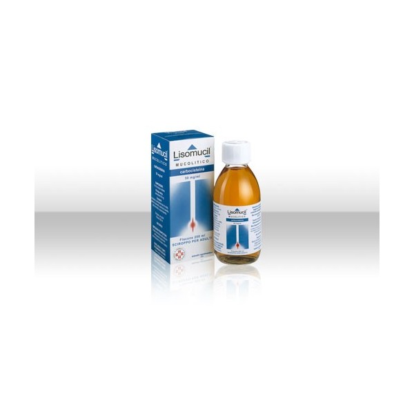 LISOMUCIL TOSSE MUCOLITICO -  750 MG/15 ML SCIROPPO CON ZUCCHERO FLACONE 200 ML