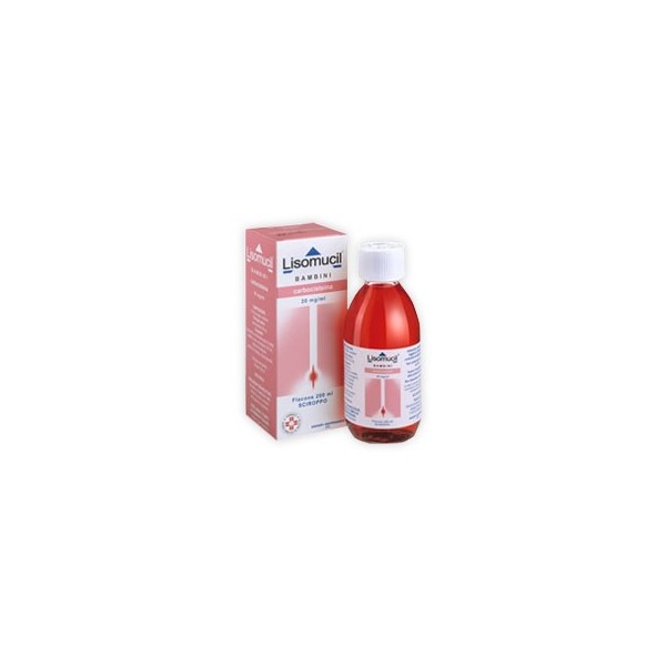 LISOMUCIL TOSSE MUCOLITICO SCIROPPO CON ZUCCHERO/SCIROPPO SENZA ZUCCHERO -  100 MG/5 ML SCIROPPO CON ZUCCHERO FLACONE 200 ML