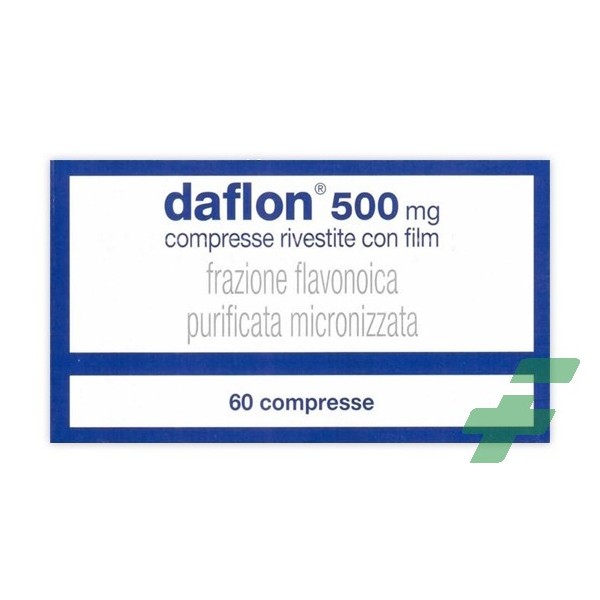 DAFLON 500 MG COMPRESSE RIVESTITE CON FILM -  500 MG COMPRESSE RIVESTITE CON FILM 60 COMPRESSE