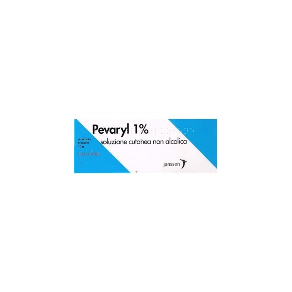 PEVARYL 1% -  1% SOLUZIONE CUTANEA NON ALCOLICA 6 BUSTINE 10 G