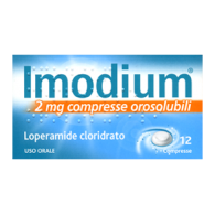 IMODIUM 2 MG -  2 MG COMPRESSE OROSOLUBILI 12 COMPRESSE