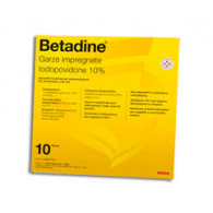 BETADINE soluzione cutanea, alcolica BETADINE gel BETADINE collutorio BETADINE garze impregnate -  10% GARZE IMPREGNATE 10 G...