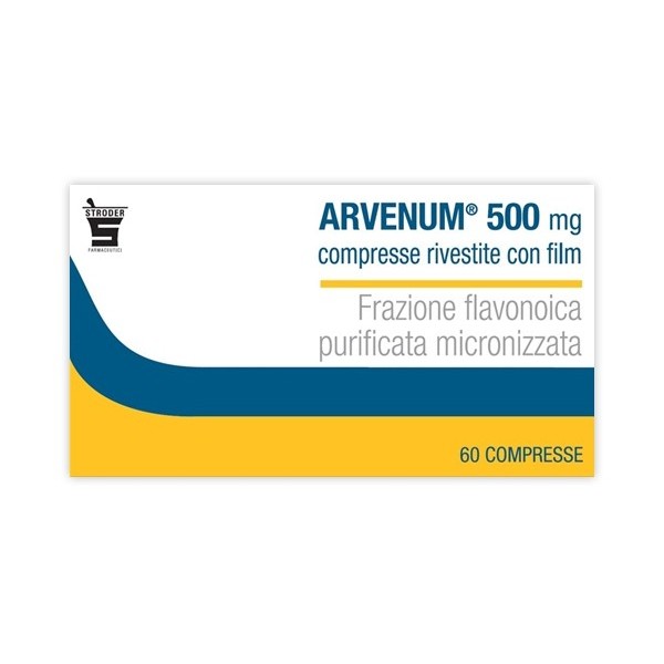 ARVENUM 500 MG COMPRESSE RIVESTITE CON FILM -  500 MG COMPRESSE RIVESTITE CON FILM 60 COMPRESSE