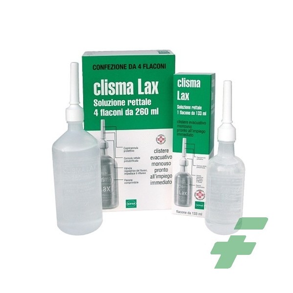 CLISMA LAX SOLUZIONE RETTALE FLACONI - SOLUZIONE RETTALE 1 FLACONE DA 133 ML