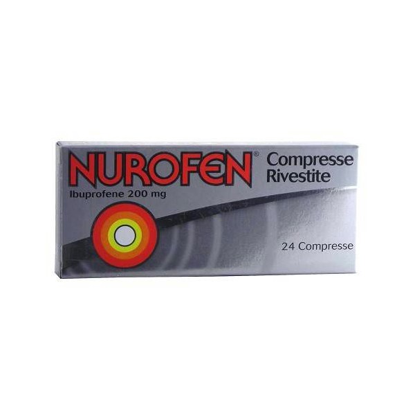 NUROFEN COMPRESSE -  200 MG COMPRESSE RIVESTITE 24 COMPRESSE