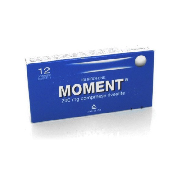 MOMENT 200 MG COMPRESSE RIVESTITE -  200 MG COMPRESSE RIVESTITE 12 COMPRESSE