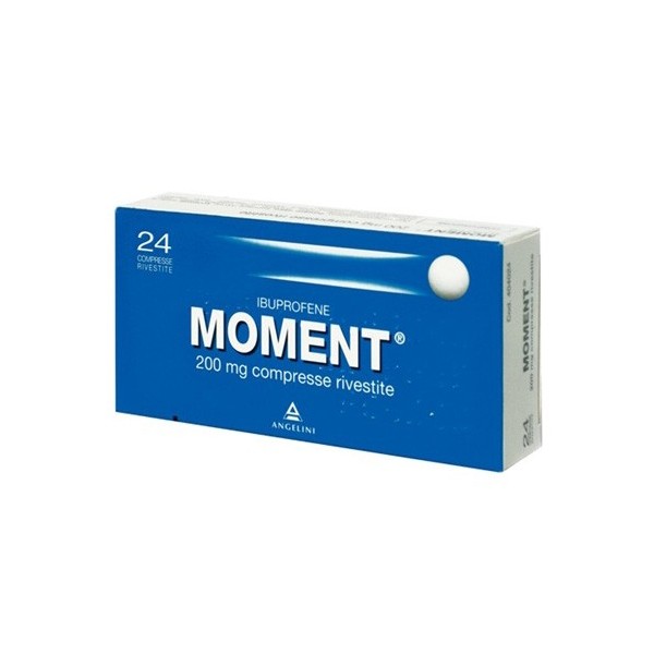 MOMENT 200 MG COMPRESSE RIVESTITE -  200 MG COMPRESSE RIVESTITE 24 COMPRESSE