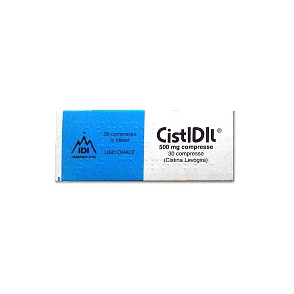 CISTIDIL -  500 MG COMPRESSE 30 COMPRESSE