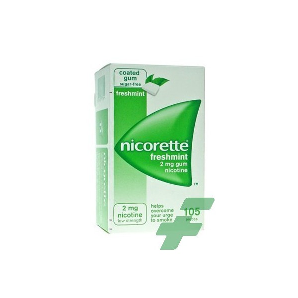 NICORETTE  2 MG 105 GOMME DA MASTICARE MEDICATE GUSTO MENTA FORTE